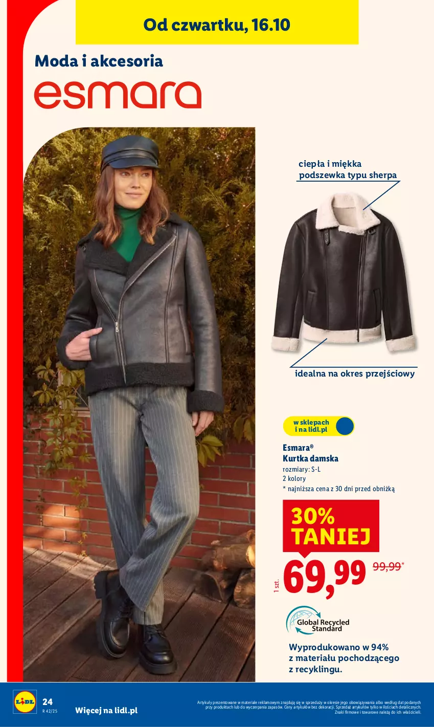 Gazetka promocyjna Lidl - GAZETKA - ważna 06.10 do 19.10.2025 - strona 28 - produkty: Control, Kurtka, Moda