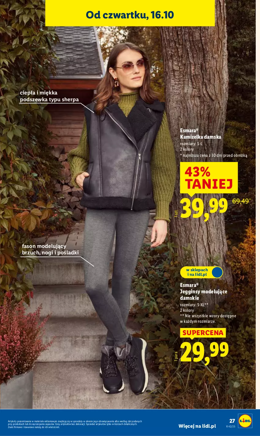 Gazetka promocyjna Lidl - GAZETKA - ważna 06.10 do 19.10.2025 - strona 31 - produkty: Fa, Gin, Kamizelka
