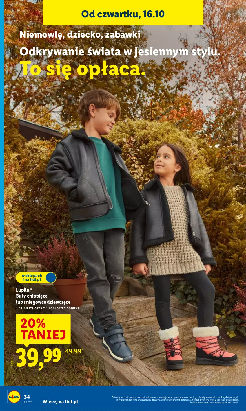 Gazetka promocyjna Lidl - GAZETKA - ważna 06.10 do 19.10.2025 - strona 38 - produkty: Buty