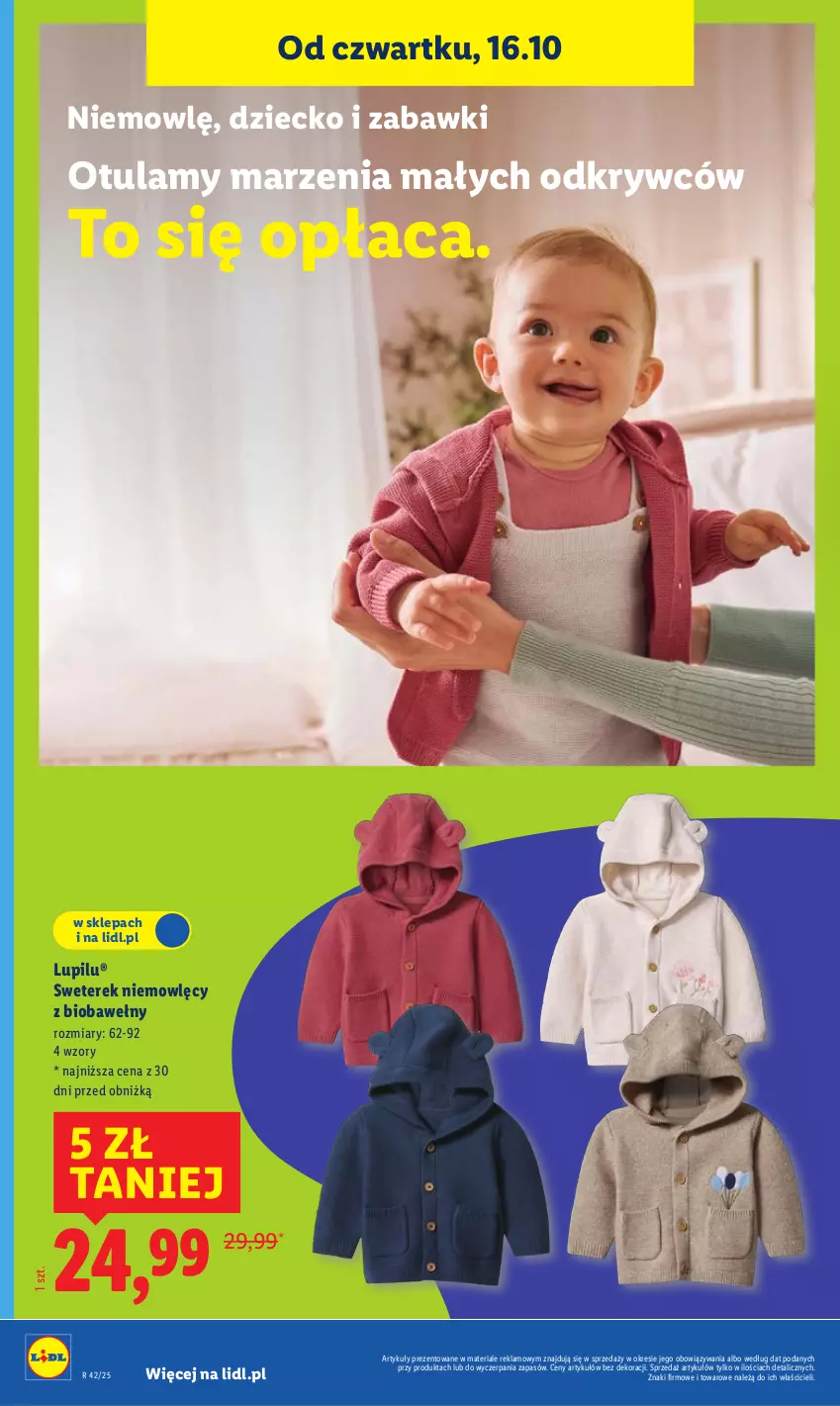 Gazetka promocyjna Lidl - GAZETKA - ważna 06.10 do 19.10.2025 - strona 42 - produkty: Sweter