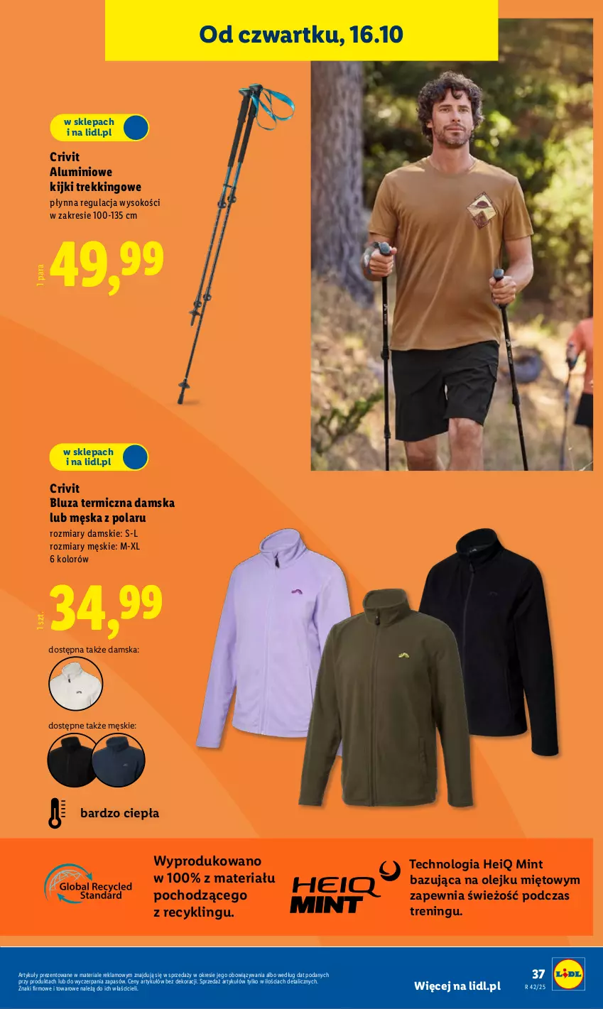 Gazetka promocyjna Lidl - GAZETKA - ważna 06.10 do 19.10.2025 - strona 45 - produkty: Bluza, Control, Olej, Sok