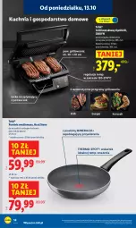 Gazetka promocyjna Lidl - GAZETKA - Gazetka - ważna od 19.10 do 19.10.2025 - strona 14 - produkty: Kurczak, Sok, Gra, Grill kontaktowy, Kuchnia, Stek, Tefal, Burger, Patelnia, Grill, Fa