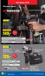 Gazetka promocyjna Lidl - GAZETKA - Gazetka - ważna od 19.10 do 19.10.2025 - strona 48 - produkty: Piec, Parkside, Ser, Walizka, Tarka, Ogród, Klucz udarowy, Akumulator