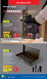 Gazetka promocyjna Lidl - GAZETKA - Gazetka - ważna od 19.10 do 19.10.2025 - strona 50 - produkty: Parkside, Gra, Frezarka, Zestaw kluczy nasadowych, Pudełko, Zestaw kluczy, Ogród, Akumulator