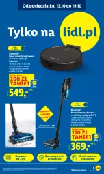 Gazetka promocyjna Lidl - GAZETKA - Gazetka - ważna od 19.10 do 19.10.2025 - strona 7 - produkty: Silvercrest, Robot sprzątający, Odkurzacz, Mop, Robot, Akumulator