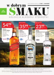 Gazetka promocyjna Stokrotka - Katalog - Urodziny - Gazetka - ważna od 27.09 do 27.09.2023 - strona 1 - produkty: Koc, Johnnie Walker, Optima, Wódka, Whisky