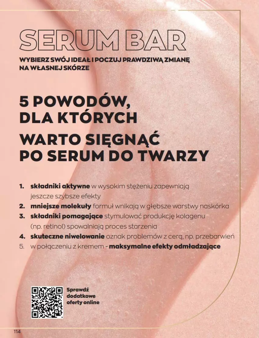 Gazetka promocyjna Avon - Katalog Avon 9/2022 kampania wrzesień - ważna 01.09 do 30.09.2022 - strona 114 - produkty: Kolagen, Rum, Ser, Serum, Serum do twarzy, Sok