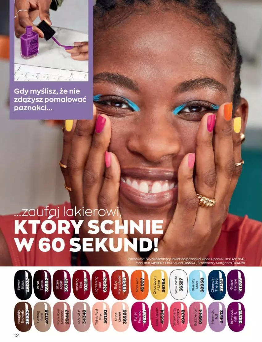 Gazetka promocyjna Avon - Katalog Avon 9/2022 kampania wrzesień - ważna 01.09 do 30.09.2022 - strona 12 - produkty: Fa, Lakier, Squad