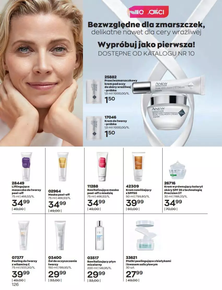 Gazetka promocyjna Avon - Katalog Avon 9/2022 kampania wrzesień - ważna 01.09 do 30.09.2022 - strona 126 - produkty: Krem nawilżający, Mars, Maska, Peeling