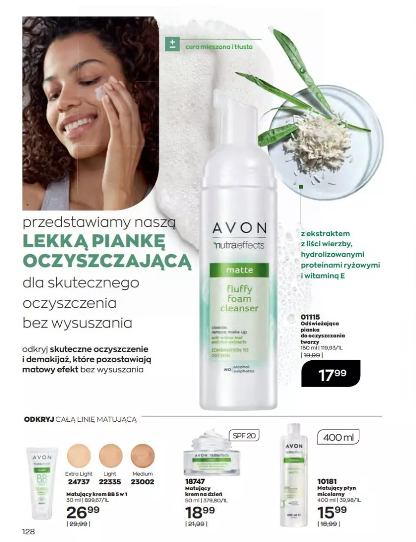 Gazetka promocyjna Avon - Katalog Avon 9/2022 kampania wrzesień - ważna 01.09 do 30.09.2022 - strona 128 - produkty: Makijaż, Nutraeffects, Ryż