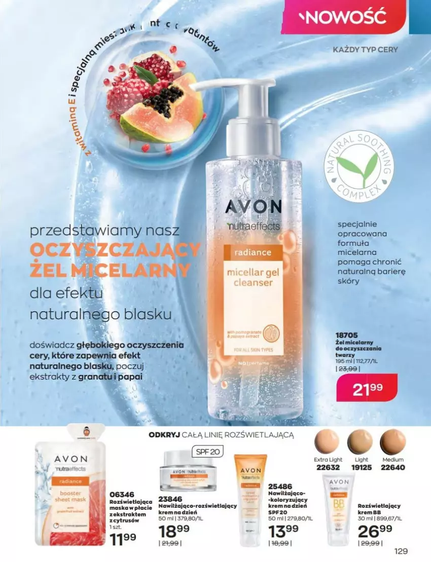 Gazetka promocyjna Avon - Katalog Avon 9/2022 kampania wrzesień - ważna 01.09 do 30.09.2022 - strona 129 - produkty: Maska, Ser