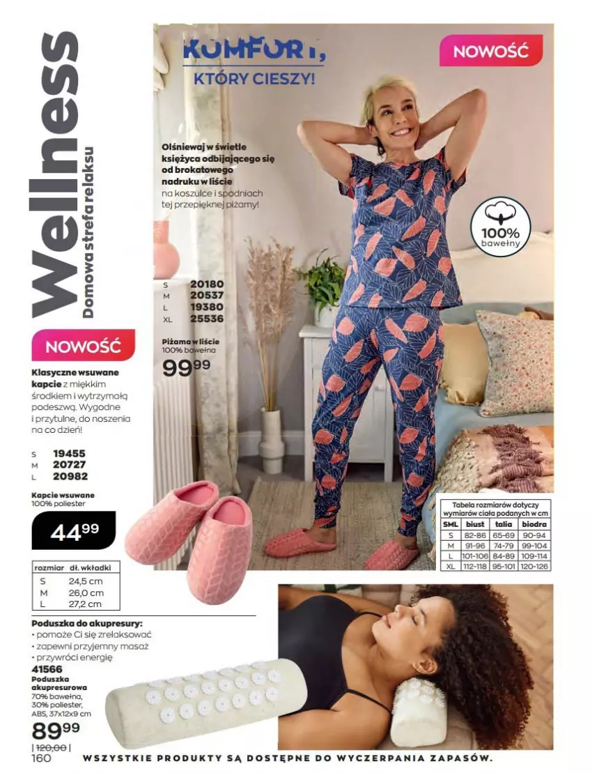 Gazetka promocyjna Avon - Katalog Avon 9/2022 kampania wrzesień - ważna 01.09 do 30.09.2022 - strona 160 - produkty: Fa, Kapcie, Kosz, Poduszka, Wkładki