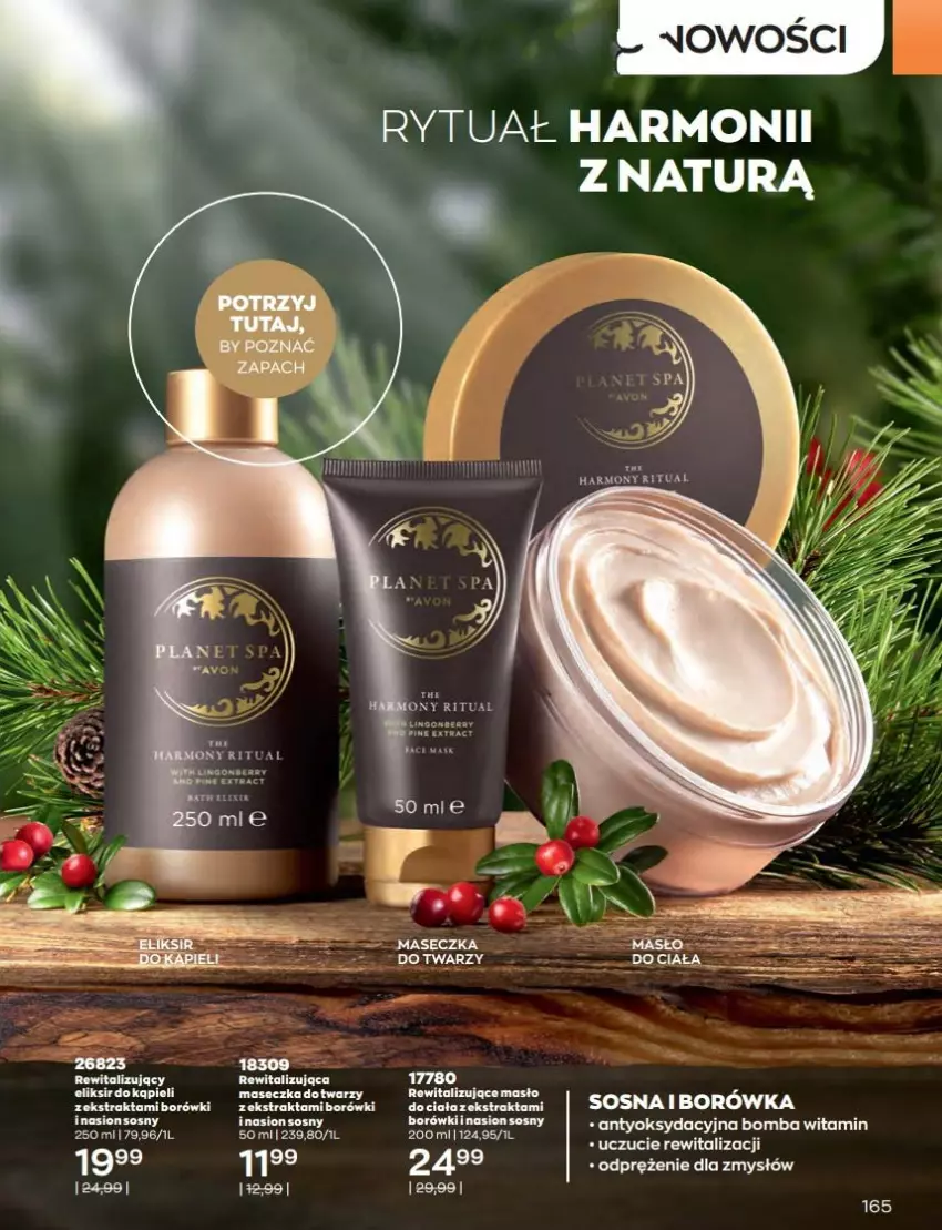 Gazetka promocyjna Avon - Katalog Avon 9/2022 kampania wrzesień - ważna 01.09 do 30.09.2022 - strona 165 - produkty: Borówka, Masło, Sos