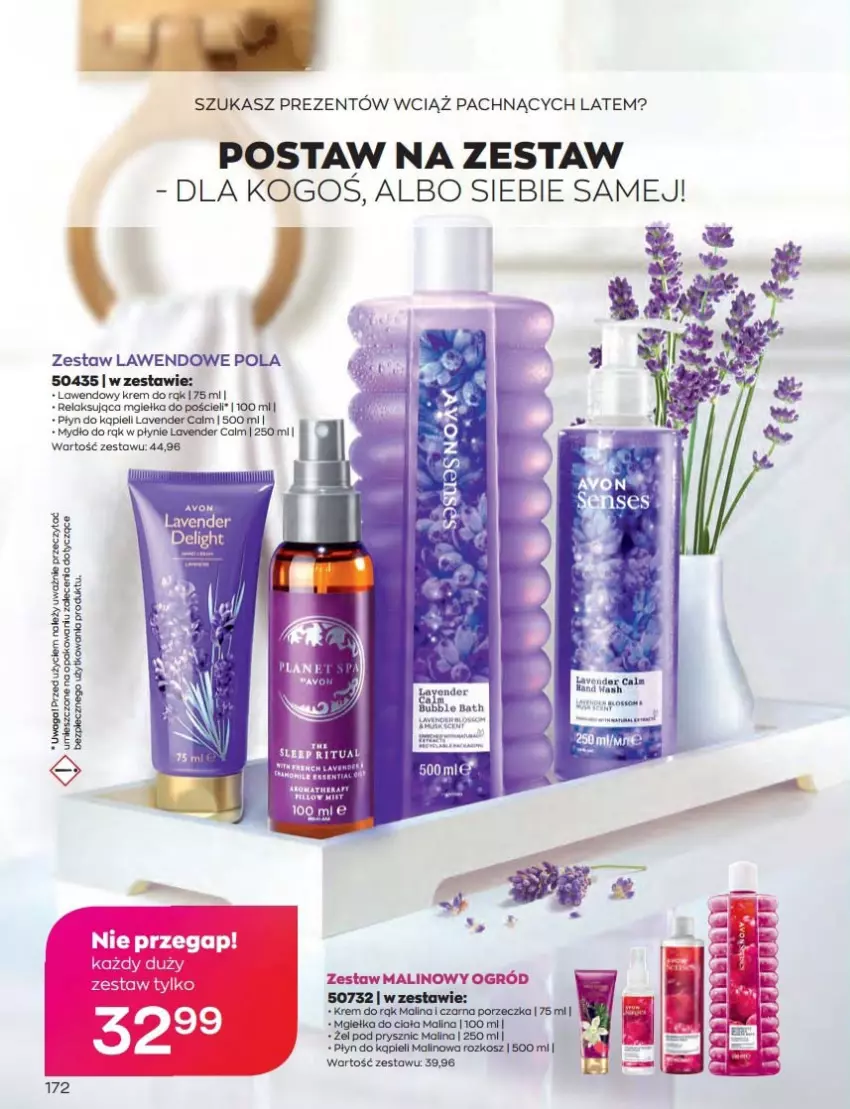 Gazetka promocyjna Avon - Katalog Avon 9/2022 kampania wrzesień - ważna 01.09 do 30.09.2022 - strona 172 - produkty: Kosz, Mydło, Ogród, Por, Pościel, Waga