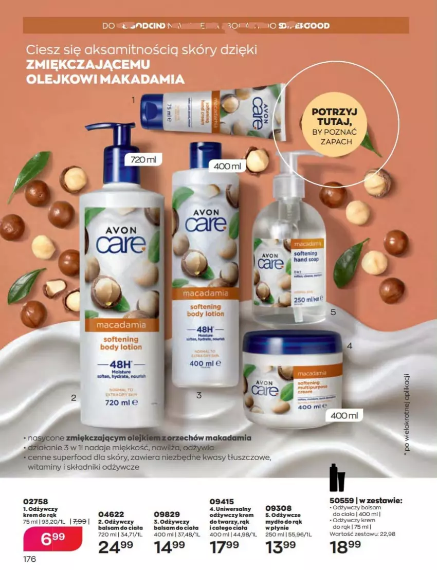 Gazetka promocyjna Avon - Katalog Avon 9/2022 kampania wrzesień - ważna 01.09 do 30.09.2022 - strona 176 - produkty: Body, Mydło, Tofu