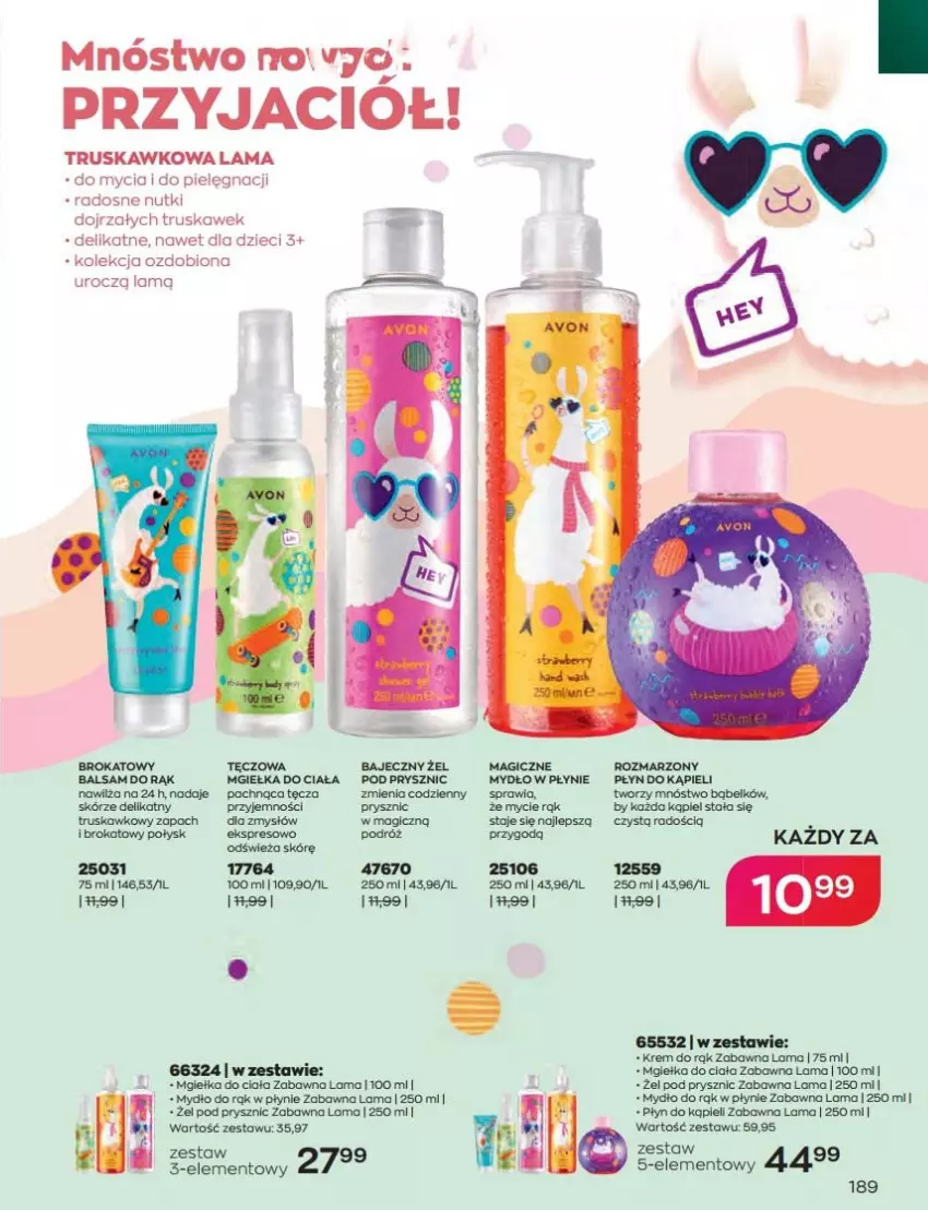 Gazetka promocyjna Avon - Katalog Avon 9/2022 kampania wrzesień - ważna 01.09 do 30.09.2022 - strona 189 - produkty: Dzieci, Krem do rąk, Mydło, Mydło w płynie, Orka, Płyn do kąpieli