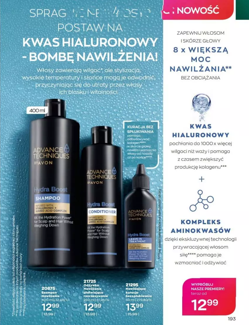 Gazetka promocyjna Avon - Katalog Avon 9/2022 kampania wrzesień - ważna 01.09 do 30.09.2022 - strona 193 - produkty: Kolagen, LG, Tera