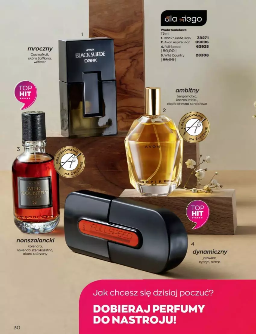 Gazetka promocyjna Avon - Katalog Avon 9/2022 kampania wrzesień - ważna 01.09 do 30.09.2022 - strona 30 - produkty: Imbir, Lack, Sandał, Szal