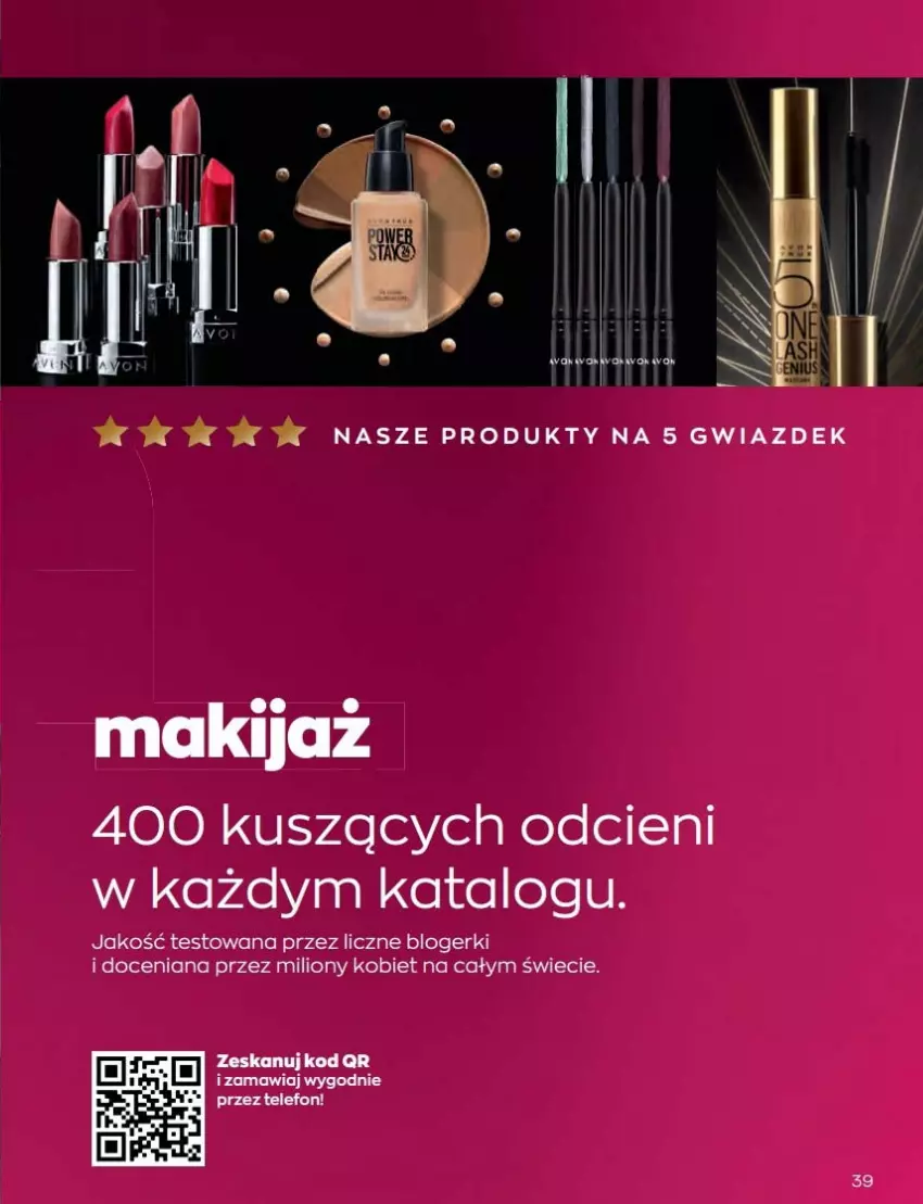 Gazetka promocyjna Avon - Katalog Avon 9/2022 kampania wrzesień - ważna 01.09 do 30.09.2022 - strona 39 - produkty: Lion, Telefon