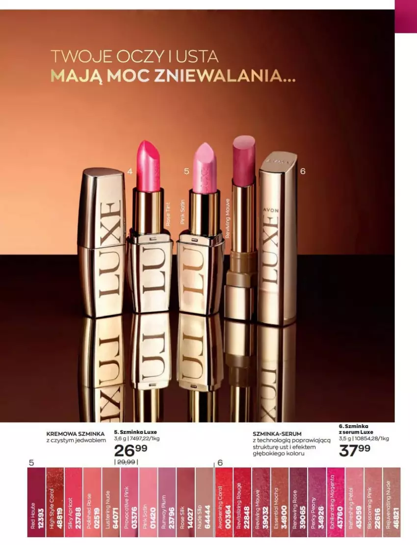 Gazetka promocyjna Avon - Katalog Avon 9/2022 kampania wrzesień - ważna 01.09 do 30.09.2022 - strona 57 - produkty: Inka, Rum, Ser, Serum, Szminka