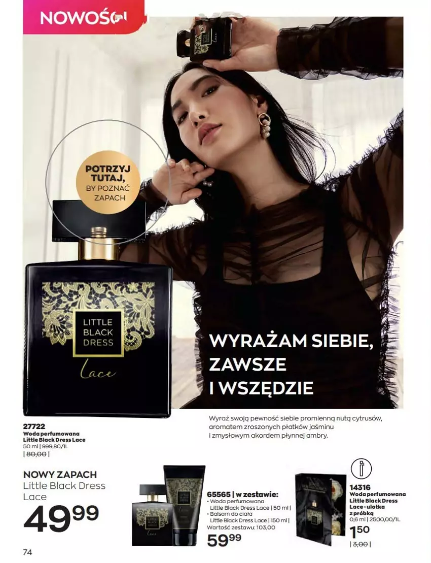 Gazetka promocyjna Avon - Katalog Avon 9/2022 kampania wrzesień - ważna 01.09 do 30.09.2022 - strona 74 - produkty: Dres, Lack, Perfum, Woda, Woda perfumowana