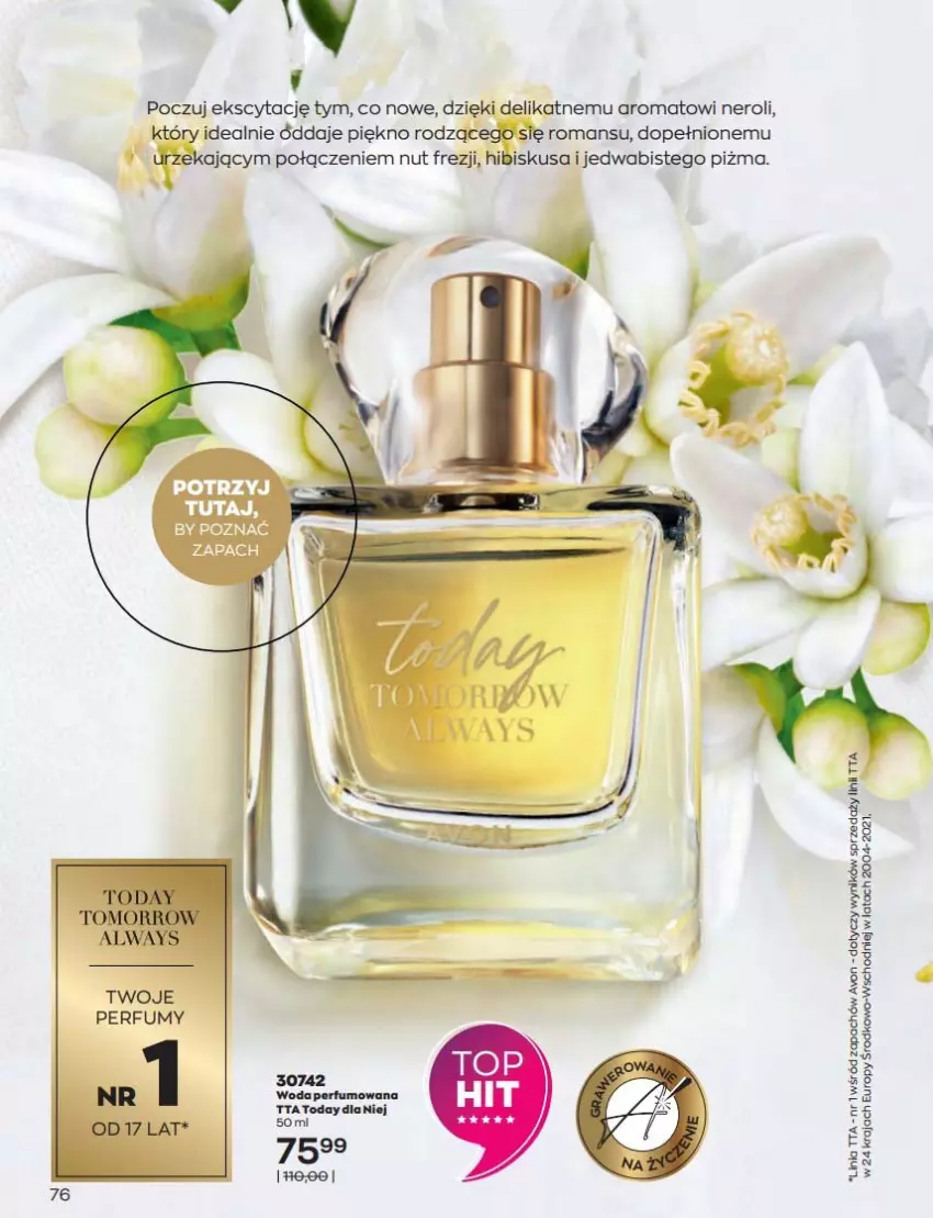 Gazetka promocyjna Avon - Katalog Avon 9/2022 kampania wrzesień - ważna 01.09 do 30.09.2022 - strona 76 - produkty: Hibiskus, Perfum