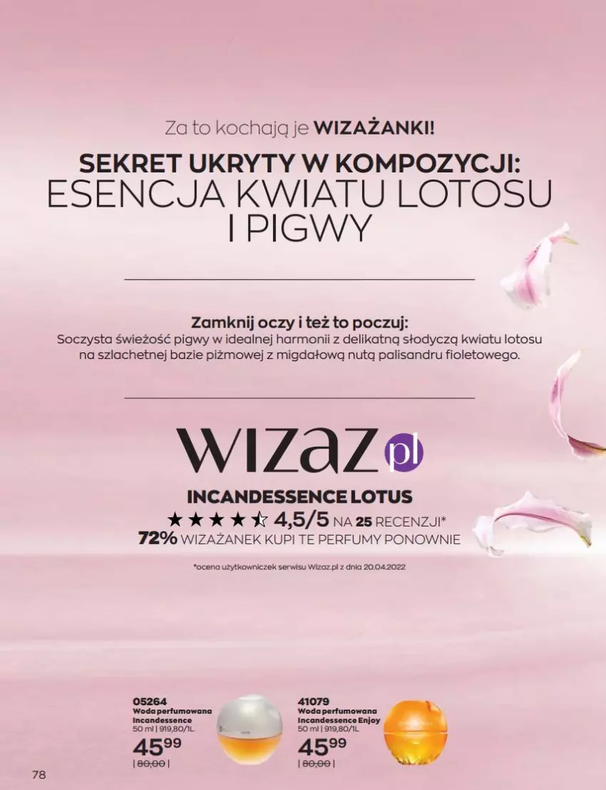 Gazetka promocyjna Avon - Katalog Avon 9/2022 kampania wrzesień - ważna 01.09 do 30.09.2022 - strona 78 - produkty: Koc, Kret, Perfum, Ser, Woda, Woda perfumowana