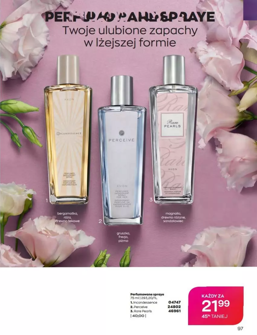 Gazetka promocyjna Avon - Katalog Avon 9/2022 kampania wrzesień - ważna 01.09 do 30.09.2022 - strona 97 - produkty: Fa, Perfum, Róża