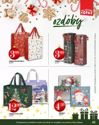 Gazetka promocyjna Topaz - Gazetka - Gazetka - ważna od 31.12 do 31.12.2025 - strona 45 - produkty: Torebka, Ser, Serwetki
