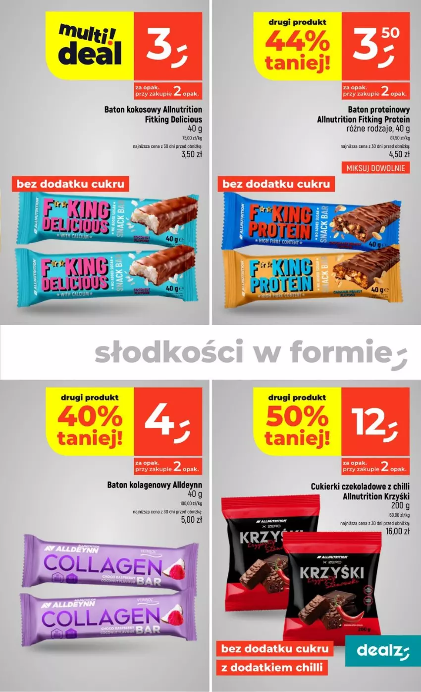 Gazetka promocyjna Dealz - NOWA GAZETKA - ważna 03.06 do 10.06.2026 - strona 19 - produkty: Baton, Cukier, Cukierki, Cukierki czekoladowe, Kokos, Kolagen
