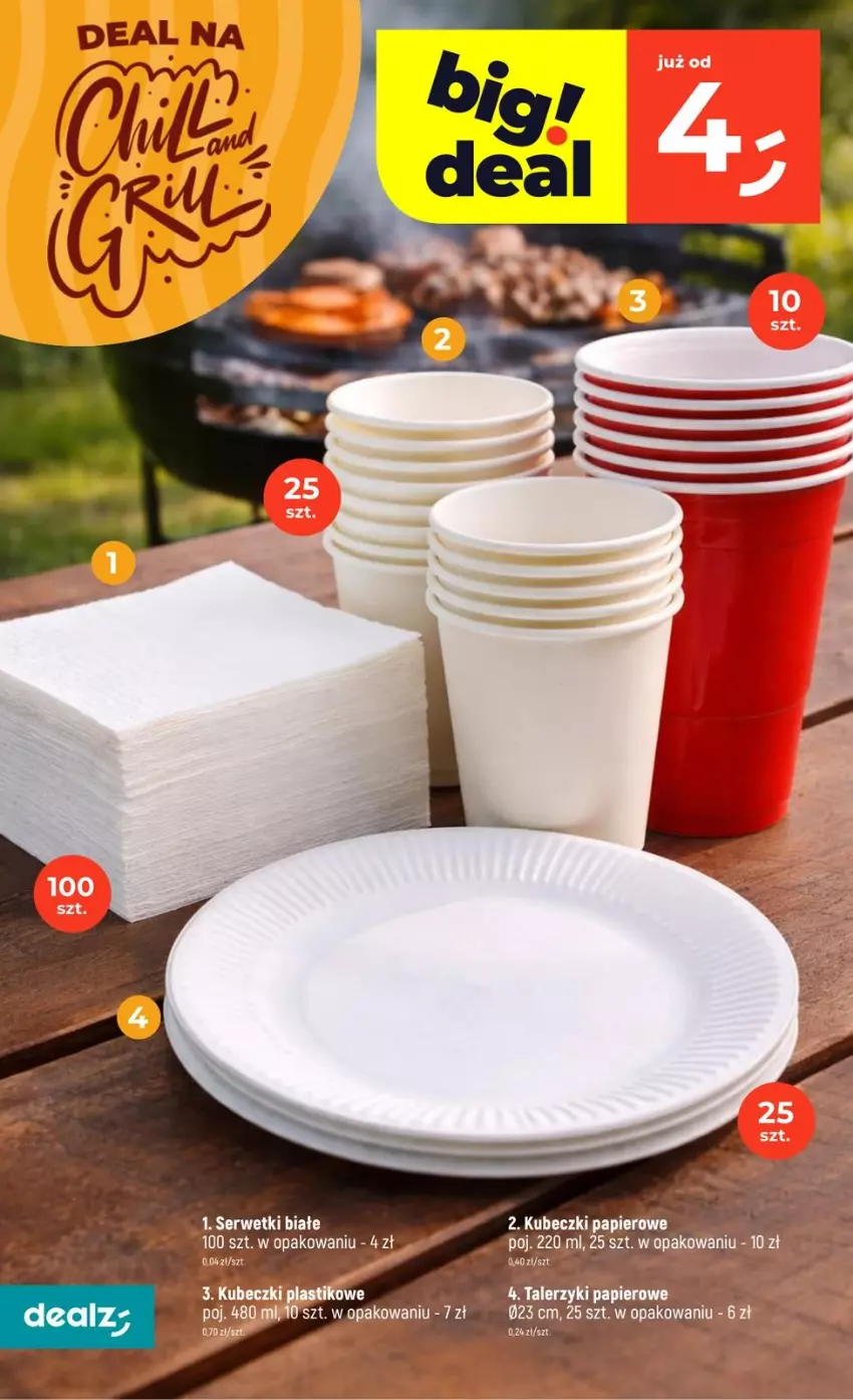 Gazetka promocyjna Dealz - NOWA GAZETKA - ważna 03.06 do 10.06.2026 - strona 22 - produkty: Papier, Ser, Serwetki, Talerz, Talerzyk