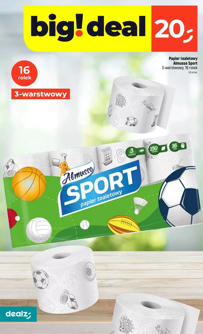 Gazetka promocyjna Dealz - NOWA GAZETKA - ważna 03.06 do 10.06.2026 - strona 32 - produkty: Mus, Papier, Papier toaletowy, Por, Sport