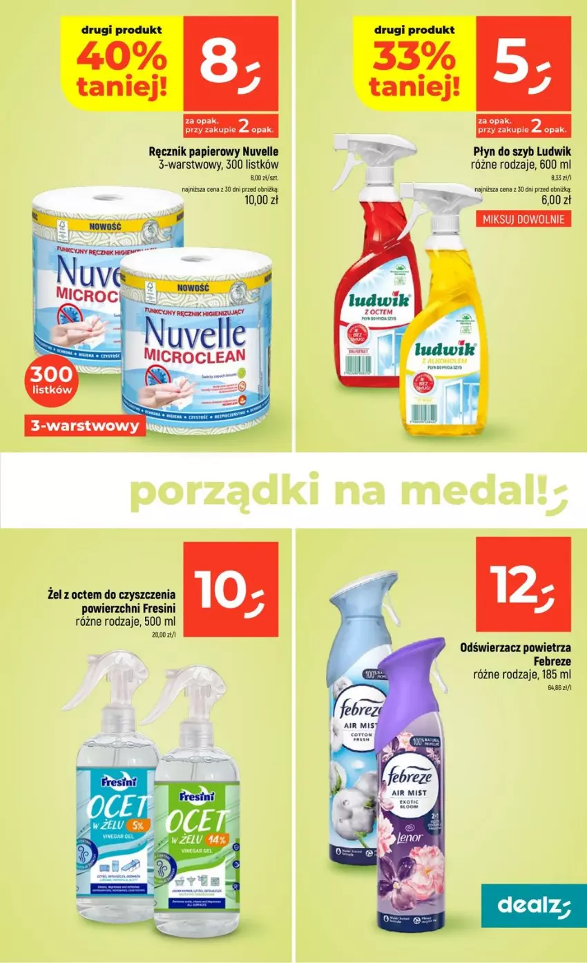 Gazetka promocyjna Dealz - NOWA GAZETKA - ważna 03.06 do 10.06.2026 - strona 33 - produkty: Ludwik, Papier, Płyn do szyb, Ręcznik