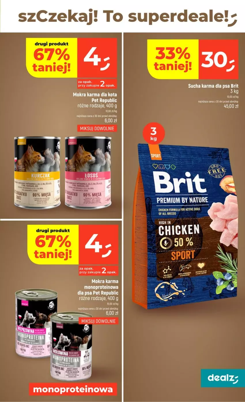Gazetka promocyjna Dealz - NOWA GAZETKA - ważna 03.06 do 10.06.2026 - strona 35 - produkty: Brit, Fa, HP, Mokra karma, Sucha karma