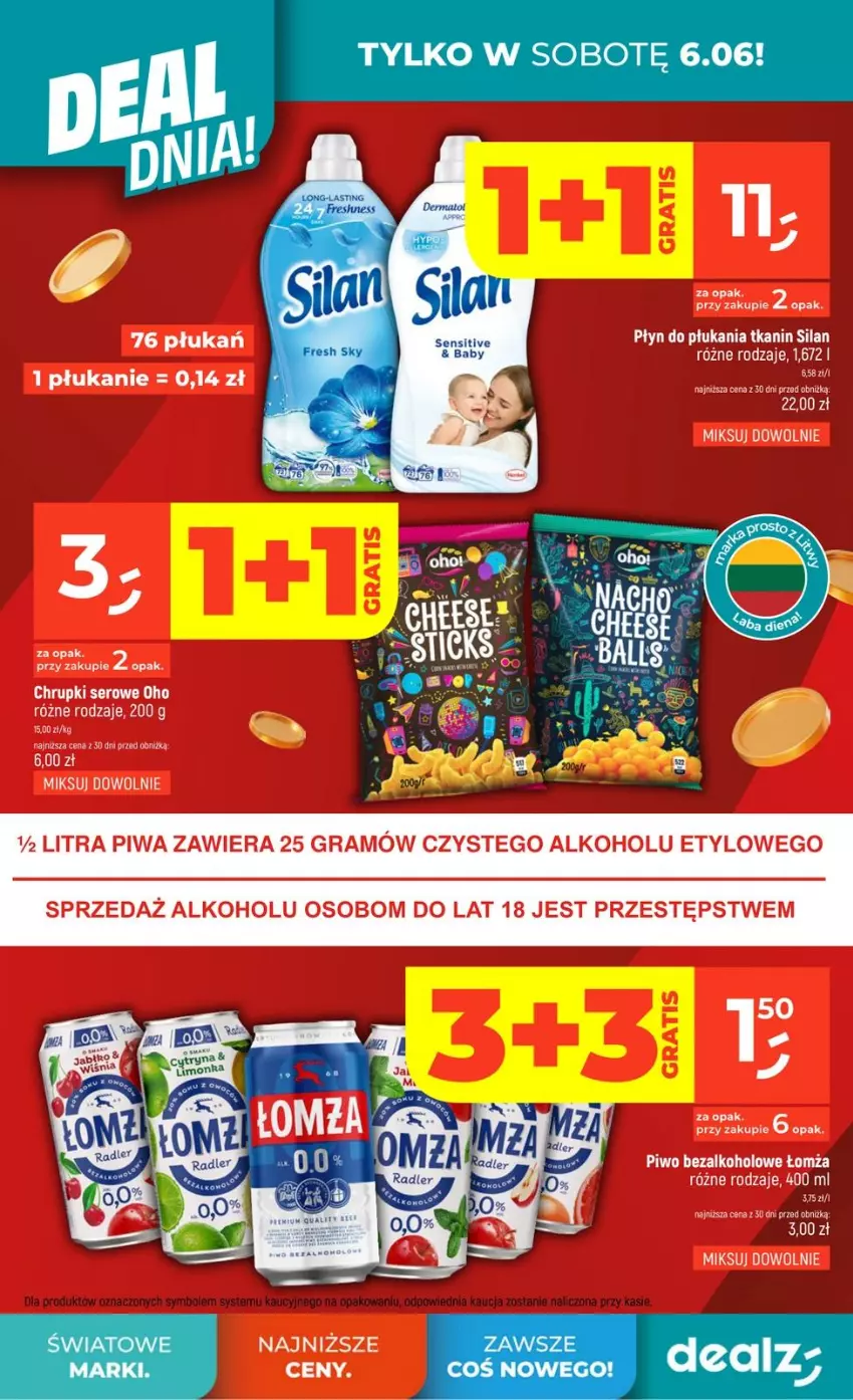 Gazetka promocyjna Dealz - NOWA GAZETKA - ważna 03.06 do 10.06.2026 - strona 4 - produkty: Płyn do płukania, Silan