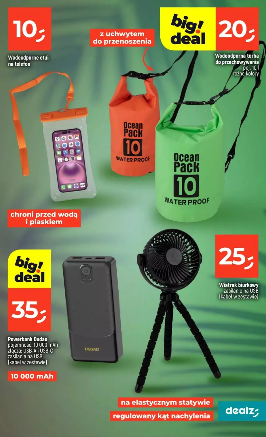 Gazetka promocyjna Dealz - NOWA GAZETKA - ważna 03.06 do 10.06.2026 - strona 43 - produkty: Biurko, Duda, Por, Powerbank, Silan, Telefon, Torba