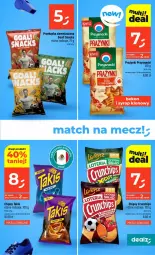 Gazetka promocyjna Dealz - NOWA GAZETKA - Gazetka - ważna od 10.06 do 10.06.2026 - strona 13 - produkty: Chipsy, Przysnacki, Crunchips, Goal, Fa