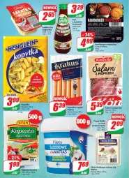 Gazetka promocyjna Dino - Gazetka - Gazetka - ważna od 26.04 do 26.04.2022 - strona 16 - produkty: Sałatka, Krakus, Sos, Sok, Salami, Parówki, Parówki z szynki, Hamburger, SEKO, Dega, Sałat, Pieprz, Burger