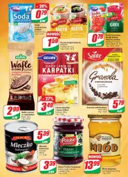 Gazetka promocyjna Dino - Gazetka - Gazetka - ważna od 26.04 do 26.04.2022 - strona 5 - produkty: Piec, Ryż, Gra, Kupiec, Kisiel, Kawa, Karp, Dżem, Wafle, Sante, Mleczko, Półka, Miód, Soda oczyszczona, Kubek, Delecta, Odol, Granola, Budyń, Bakalland, Kokos