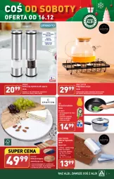 Gazetka promocyjna Aldi - Artykuły przemysłowe i tekstylia - Gazetka - ważna od 16.12 do 16.12.2023 - strona 9 - produkty: Top, Ser, Zlew, Młynek, Silikonowa myjka, Deska do krojenia, Sitko, Pieprz, Rolki