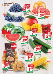 Gazetka promocyjna Dino - Gazetka - Gazetka - ważna od 10.08 do 10.08.2021 - strona 12 - produkty: Gra, Borówka, Ogórek, Czosnek, Ziemniaki, Arbuz, Kukurydza