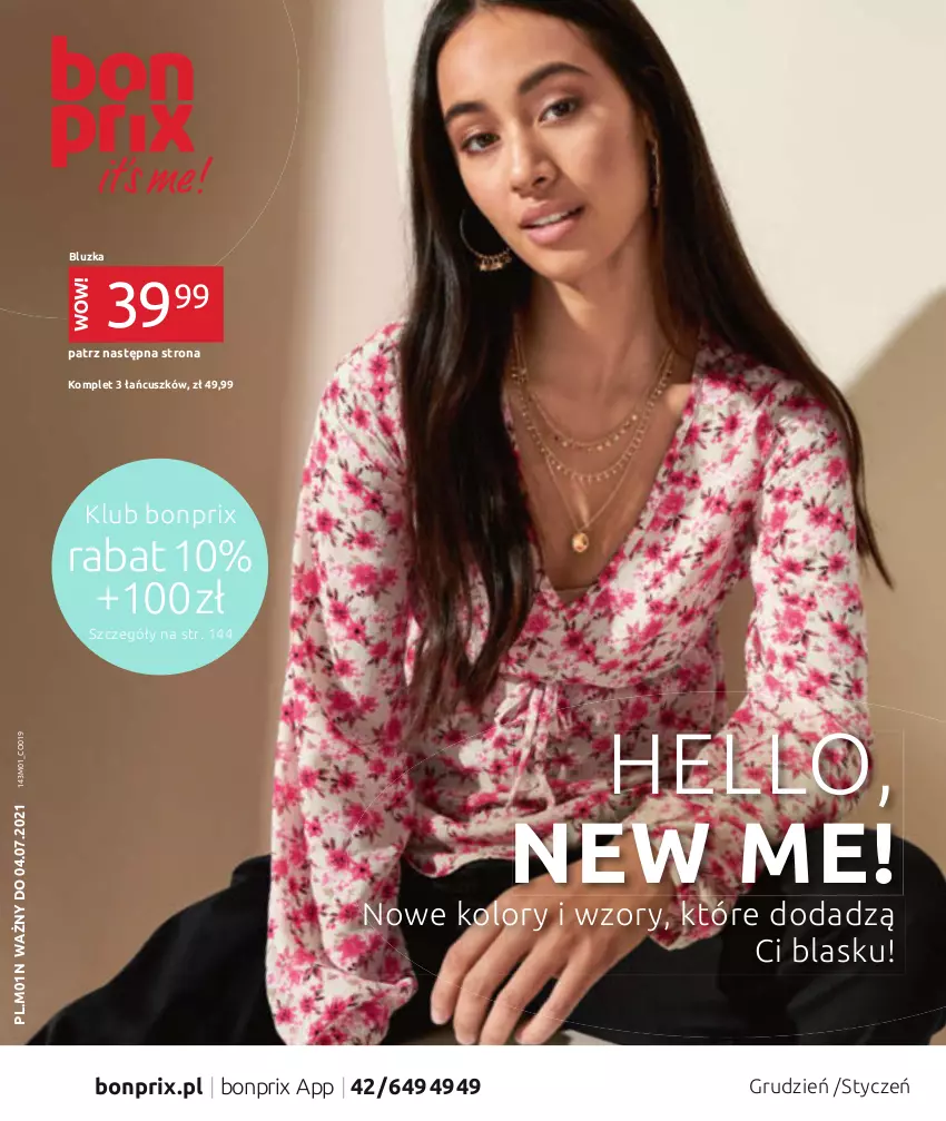 Gazetka promocyjna Bonprix - Nowy rok, nowy look! - ważna 01.01 do 04.07.2021 - strona 1