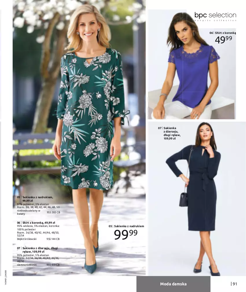 Gazetka promocyjna Bonprix - Nowy rok, nowy look! - ważna 01.01 do 04.07.2021 - strona 93 - produkty: Królewski, Moda, Sukienka