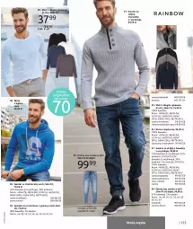 Gazetka promocyjna Bonprix - Nowy rok, nowy look! - Gazetka - ważna od 04.07 do 04.07.2021 - strona 127 - produkty: Sweter, Sneakersy, Bluza z kapturem, Dżinsy, Wełna, Moda, Spodnie, Bluza, Lazur