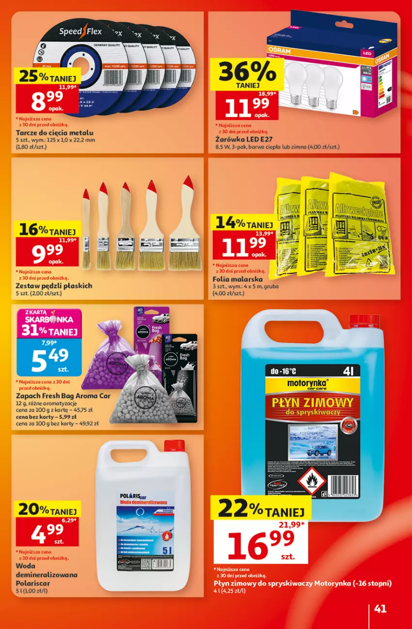 Gazetka promocyjna Auchan - 30 Lat Hipermarket - ważna 10.09 do 16.09.2026 - strona 41 - produkty: Folia malarska, Płyn zimowy, Top, Woda