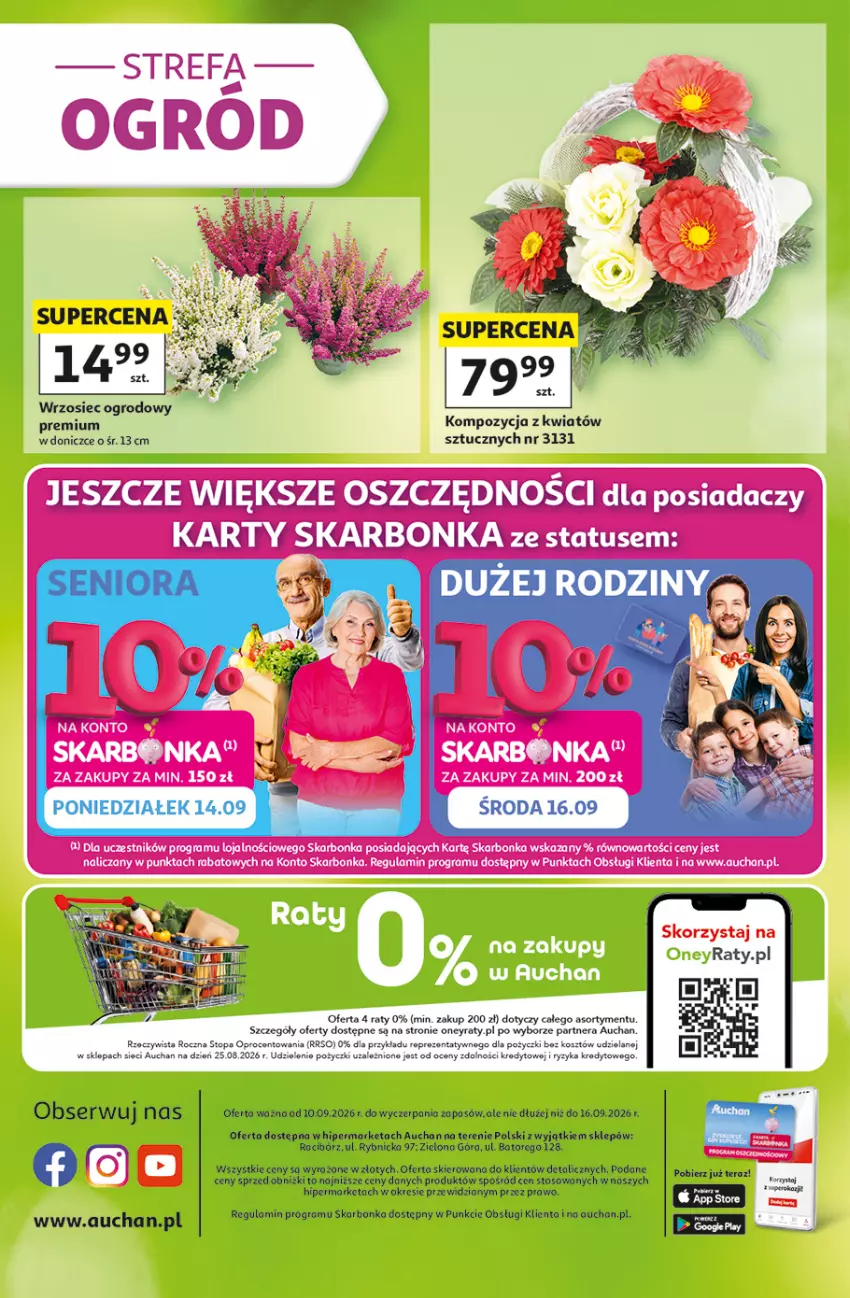 Gazetka promocyjna Auchan - 30 Lat Hipermarket - ważna 10.09 do 16.09.2026 - strona 49 - produkty: Fa, Gra, Kosz, Rama, Top