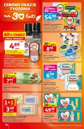 Gazetka promocyjna Auchan - 30 Lat Hipermarket - Gazetka - ważna od 16.09 do 16.09.2026 - strona 36 - produkty: Gin, Gry, Spray do czyszczenia, Pampers, Papier, Ręcznik kuchenny, Tablet, Majtki, Papier toaletowy, Ręcznik, Fairy, Pieluchomajtki, Zmywarki, Sidolux, Tabletki do zmywarki, Fa