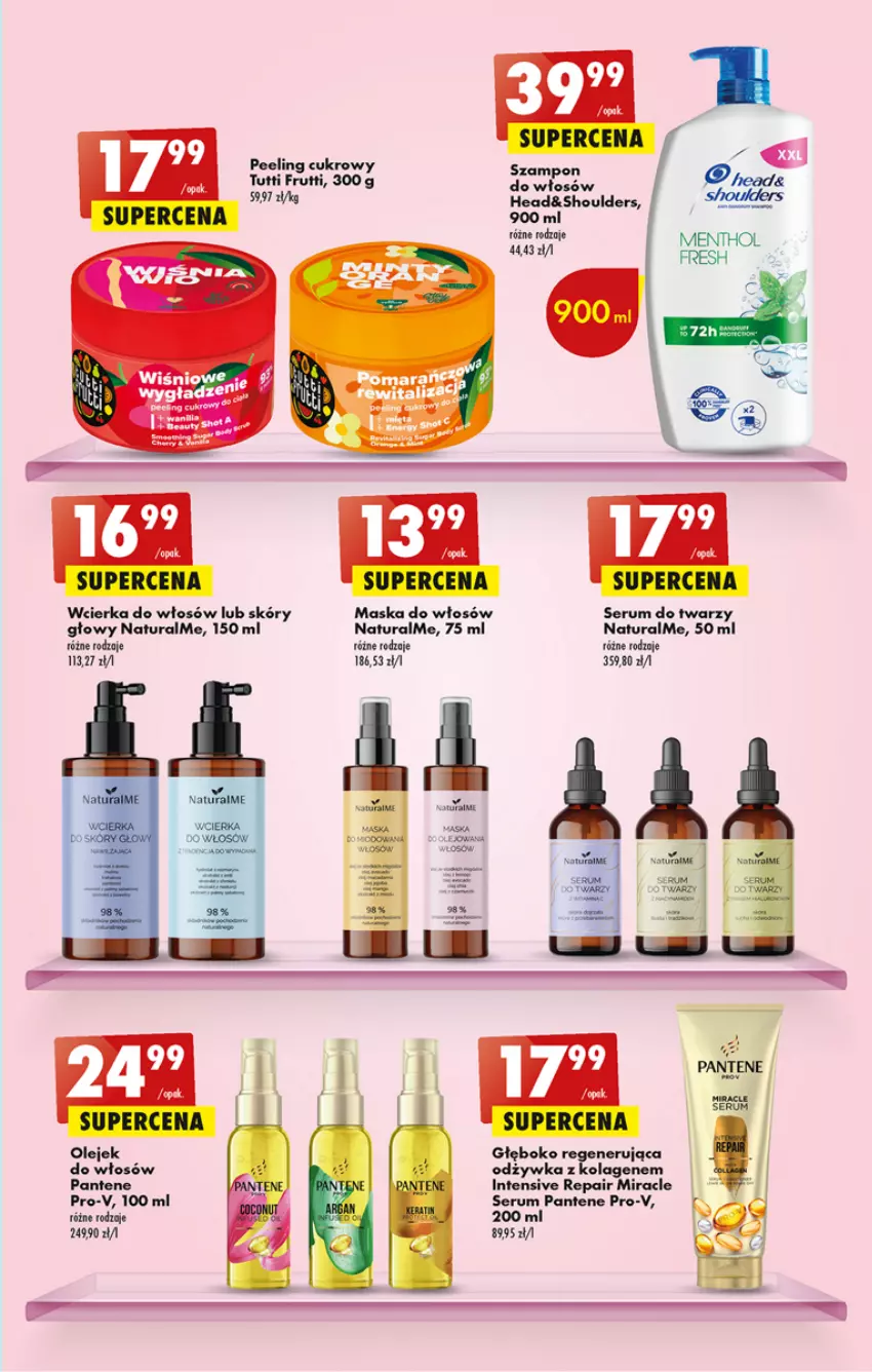 Gazetka promocyjna Biedronka - ważna 13.04 do 19.04.2023 - strona 43 - produkty: Kolagen, Maska, Maska do włosów, Olej, Pantene, Peeling, Rum, Ser, Serum, Serum do twarzy, Szampon