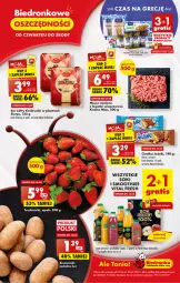 Gazetka promocyjna Biedronka - Gazetka - ważna od 19.04 do 19.04.2023 - strona 1 - produkty: Ciastka, Mięso mielone, Mięso mielone z łopatki wieprzowej, Sok, Ser, Por, Gra, Królewski, , Smoothie, Mięso