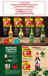 Gazetka promocyjna Biedronka - Gazetka - ważna od 19.04 do 19.04.2023 - strona 40 - produkty: Piwa, Piwo, Por, Gin, Gra, Namysłów, , Lack, Carlsberg, Harnaś, Olej, Fa